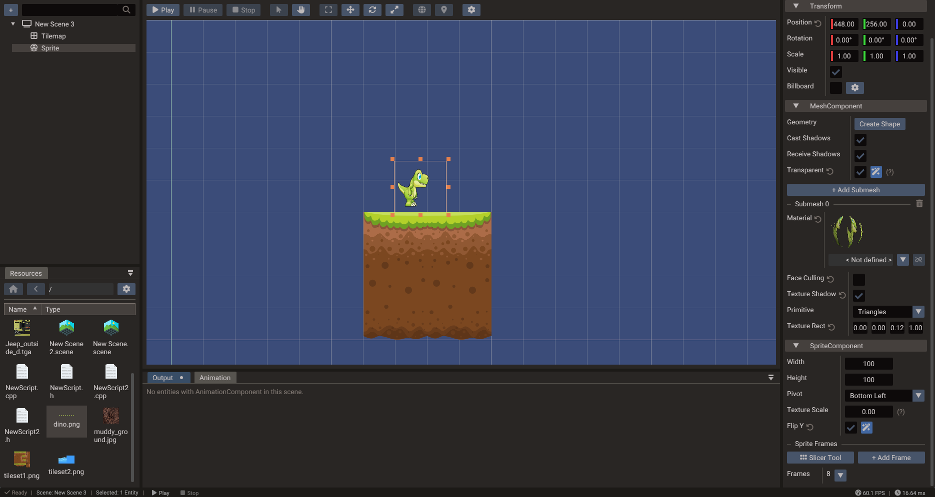 2D sprite editing