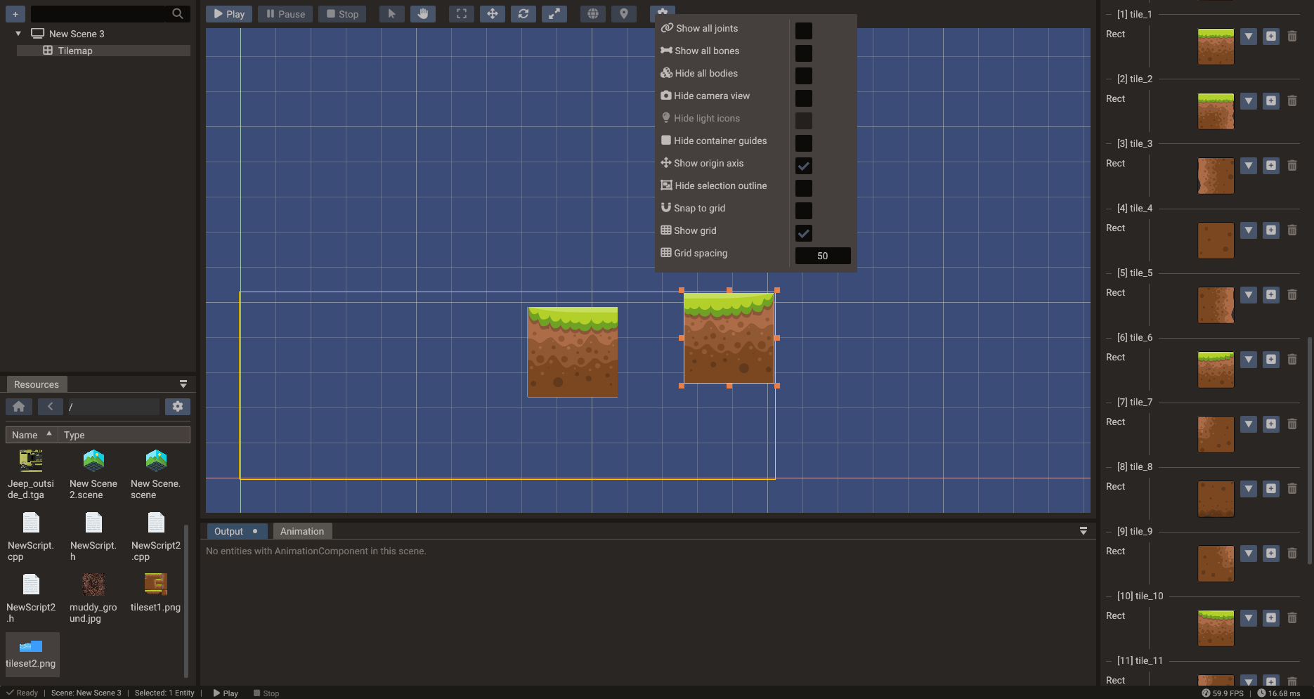 2D tilemap editor
