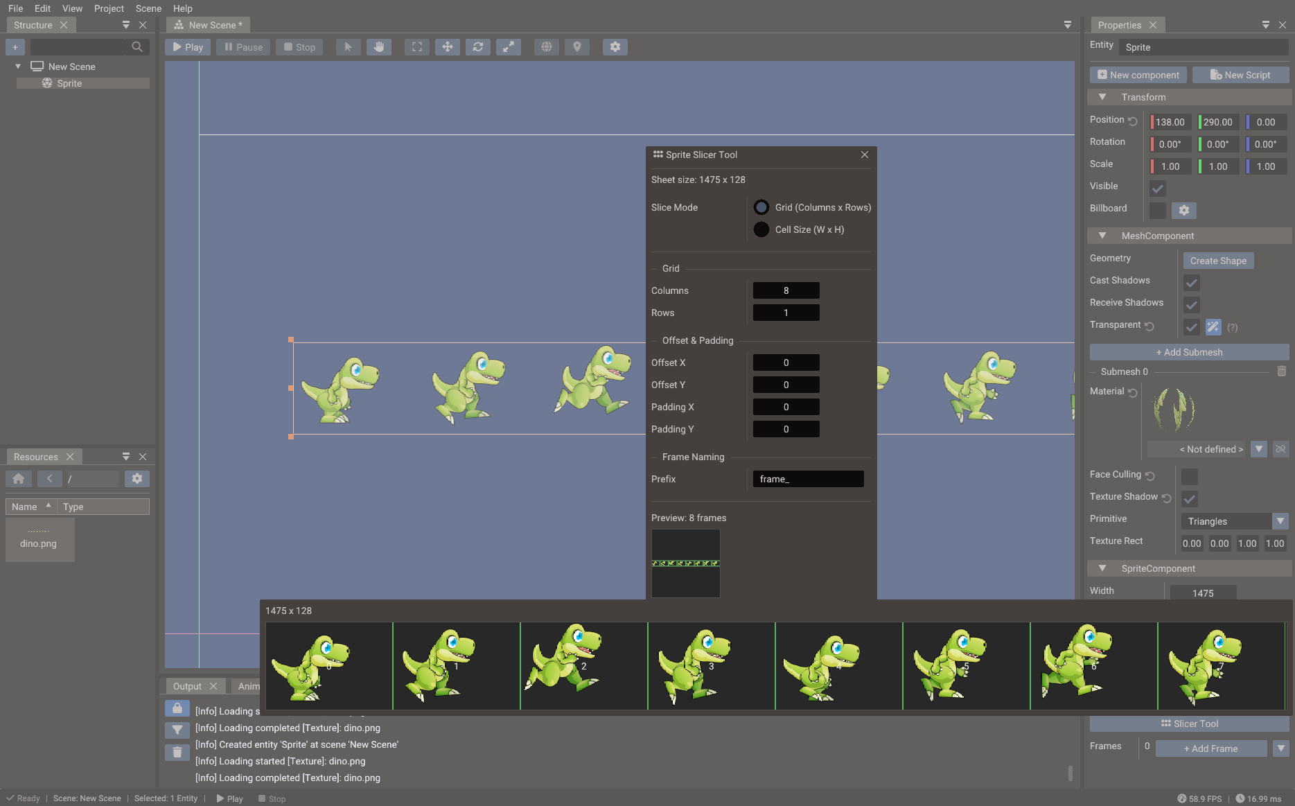 Sprite Slicer tool